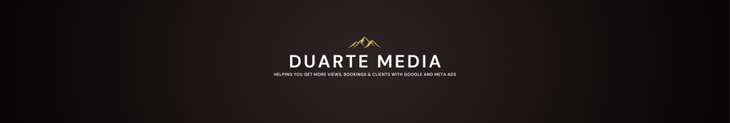 Duarte Media Logo
More Views 
More Bookings
More Clients